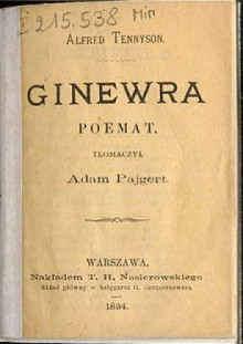 Ginewra. Poemat - Alfred Tennyson