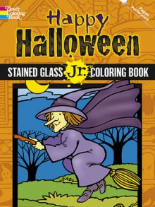 Happy Halloween Stained Glass Jr. Coloring Book - Cathy Beylon