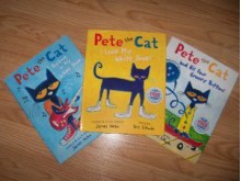 Pete the Cat Set (Pete the Cat I Love My White Shoes, Pete the Cat Rocking in My School Shoes, and Pete the Cat and His Four Groovy Buttons) by Eric Litwin (2013) Paperback - Eric Litwin, James Dean