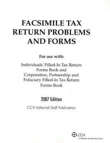 Facsimile Tax Return Problems and Forms - CCH