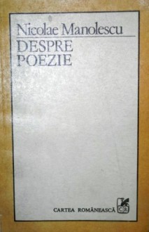 Despre poezie - Nicolae Manolescu