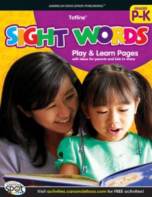 Sight Words, Grades PK - K - American Education Publishing, American Education Publishing