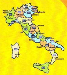 MIchelin Local Road Map 359 : Umbria - Marche (Italy) scale 1/200,000 (Multilingual Edition) - Michelin