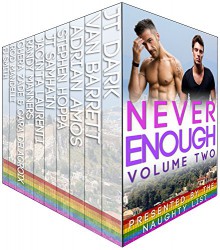 Never Enough: Volume Two: Gay Erotica Collection - J.T. Dark, Van Barrett, Adrian Amos, Stephen Hoppa, J.T. Samhain, Jacinta Laurenti, Randy Manners, Chera Zade, Rod Mandelli, F.J. Smith