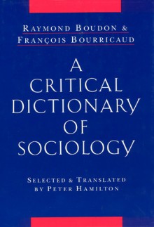 A Critical Dictionary of Sociology - Raymond Boudon, Francois Bourricaud, Peter Hamilton