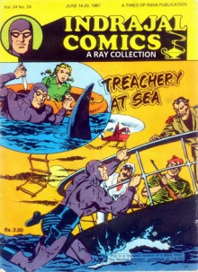 Phantom-Treachery at Sea ( Indrajal Comics Vol 24 No 24 ) - Lee Falk