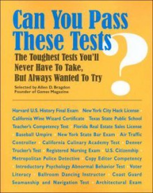 Can You Pass These Tests? - Allen D. Bragdon