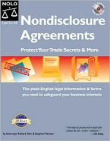 Nondisclosure Agreements: Protect Your Trade Secrets & More "With CD" [With CDROM] - Stephen Fishman