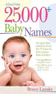 25,000 Baby Names - Bruce Lansky