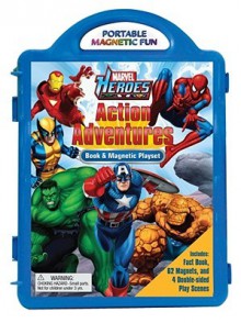 Marvel Heroes Book & Magnetic Playset Action Adventures - K.C. Kelley, Carlos Ferreira, Sa.lvatore Aiala, Altemar Domingues