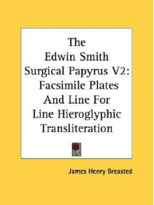 The Edwin Smith Surgical Papyrus V2: Facsimile Plates and Line for Line Hieroglyphic Transliteration - James Henry Breasted