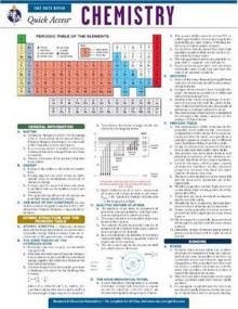 Chemistry - REA's Quick Access Reference Chart - Editors of REA