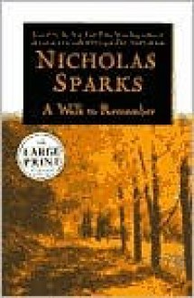 A Walk to Remember (Hardcover ) - Nicholas Sparks