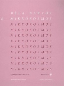 Mikrokosmos Piano Vol. 6, English, French, German, Hungarian Pink (English, French and German Edition) - Béla Bartók