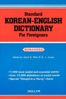 Standard Korean-English Dictionary for Foreigners - Gene S. Rhie