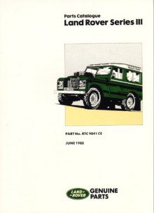 Land Rover Ser 3 Parts Catalog - Brooklands Books Ltd