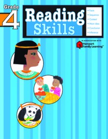 Reading Skills: Grade 4 (Flash Kids Harcourt Family Learning) - Flash Kids Editors, Flash Kids