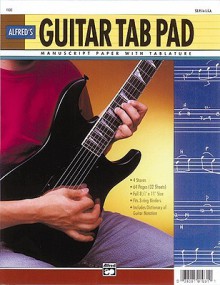 Guitar Tab Pad: Loose Pages (3-Hole Punched for Ring Binders) - Alfred Publishing Company Inc.