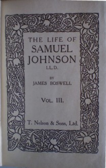 The Life of Samuel Johnson LL.D. Vol 3 - James Boswell