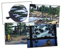 Northwoods Leave Only Ripples: A Canoe Country Sketchbook [With 8 Envelopes] - Consie Powell