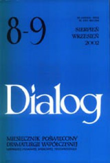 Dialog, nr 8-9 / sierpień-wrzesień 2002 - Marta Piwińska, Thomas Brussig, Adam Krzemiński, Redakcja miesięcznika Dialog, Małgorzata Sobieszczańska, Pak Choyŏl, Ch'Oe In-Hun, Oh T'ae-sŏk, Justyna Kowalska