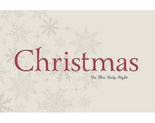 Christmas: On This Holy Night - Thomas Nelson Publishers