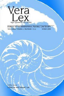 Vera Lex: Journal of the International Natural Law Society Vol. 2 - Robert Chapman