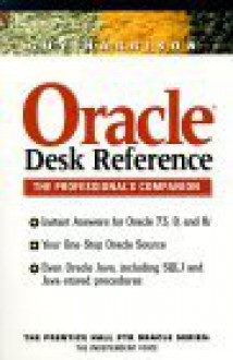 Oracle Desk Reference - Guy Harrison