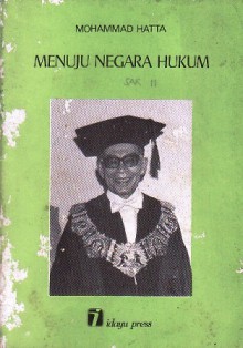 Menuju Negara Hukum - Mohammad Hatta