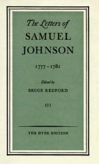 The Letters Of Samuel Johnson - Samuel Johnson, Bruce Redford