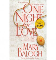 One Night For Love (Bedwyn Prequels #1) - Mary Balogh