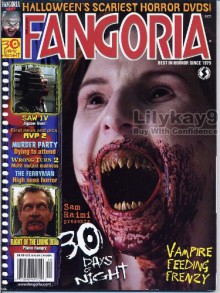 Fangoria Magazine 267 SAM RAIMI 30 Days Of Night REEKER Wrong Turn 2 SAW IV The Ferryman FLIGHT OF THE LIVING DEAD October 2007 C - Collector-Magazines, Anthony Timpone