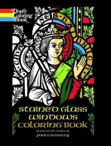 Stained Glass Windows Coloring Book - NOT A BOOK