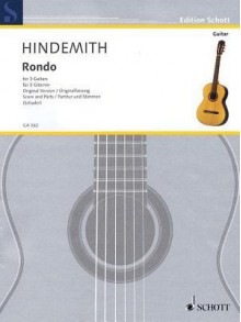 Rondo: 3 Guitars Original Version - Paul Hindemith, Luitgard Schader