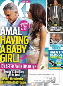 George & Amal Clooney l Ben Affleck l Vin Diesel vs. Dwayne "The Rock" Johnson l Sarah Jessica Parker - August 29, 2016 OK! - OK! Magazine, Richard Spencer