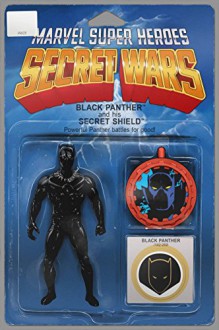 Secret Wars Battleworld #1 (0f 4) Black Panther Action Figure Variant - Joshua Williamson, Ed Brisson, Mike Henderson, Scott Hepburn, John Tyler Christopher