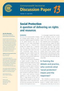 Social Protection: A Question of Delivering on Rights and Resources - Anit Mukherjee, Marilyn Waring, Elizabeth Reid