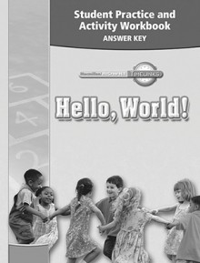 Timelinks: Kindergarten, Student Practice and Activity Workbook Answer Key - Macmillan/McGraw-Hill