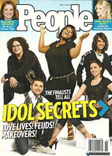 Chris Sligh, Lakisha Jones, Sanjaya Malakar, Gina Glocksen & Chris Richardson (American Idol Season 6), Elizabeth Edwards, Anna Nicole Smith, Hilary Duff - April 9, 2007 People Magazine - John Huey