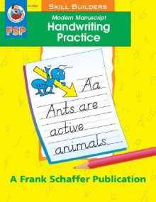 Modern Manuscript Handwriting Practice Skill Builder - Vicky Shiotsu, Frank Schaffer Publications