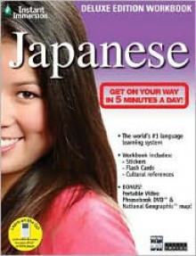 Instant Immersion Japanese Deluxe Edition Workbook (Instant Immersion) - Mary March, Meghan Barstow