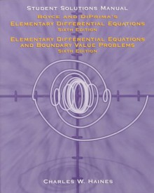 Elementary Differential Equations, Student Solution Manual - William E. Boyce