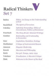 Radical Thinkers Set 7 - Theodor W. Adorno, Alain Badiou, Jean Baudrillard, Simon Critchley, Ludwig Feuerbach, Maurice Godelier, Andř Gorz, Max Horkheimer, Karl Korsch, Wilhelm Reich, Valentin Volosinov, Slavoj Žižek, Fredric Jameson