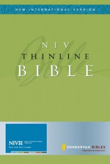 NIV Thinline Bible, Bonded Leather, Brown (New International Version) - Zondervan Publishing