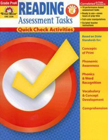 Reading Assessment Tasks: Grade Pre K: Quick Check Activities - Becki Dios, Becky Dios