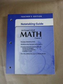 McDougal Littell Math Course 2: Note-taking Guide Teacher's Edition - MCDOUGAL LITTEL