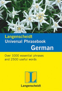 Langenscheidt Universal Phrasebook German - Langenscheidt