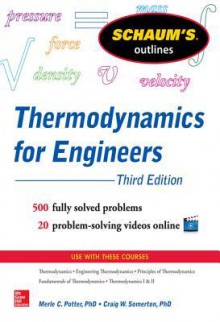 Schaum's Outline of Thermodynamics for Engineers, 3rd Edition - Merle Potter, Craig W Somerton