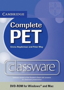 Complete Pet Classware DVD-ROM - Emma Heyderman, Peter May