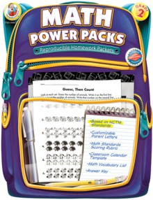 Math Power Packs, Grade 2: Reproducible Homework Packets - Frank Schaffer Publications, Frank Schaffer Publications